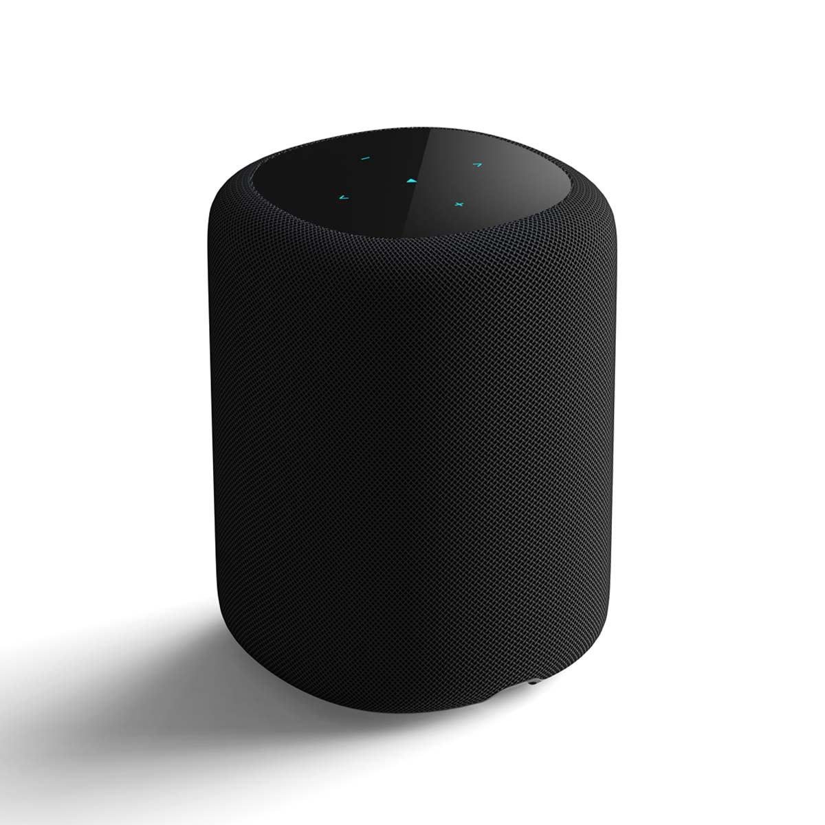 WiiM Sound Smart Speaker - black - angled rear view
