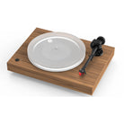 Pro-Ject X2 B Balanced Turntable - walnut - angled front view