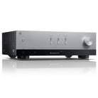 Yamaha R200A 2-Channel Hi-Fi Stereo Receiver with Bluetooth - Silver - front view angled right
