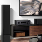 Yamaha RX300A 5.2-Channel AV Receiver - lifestyle image of unit on cabinet front view angled right