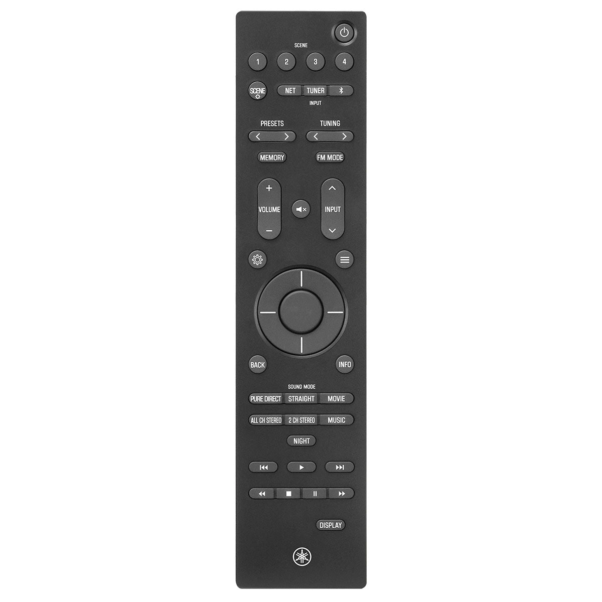 Yamaha RX500A 5.2-Channel AV Receiver - remote