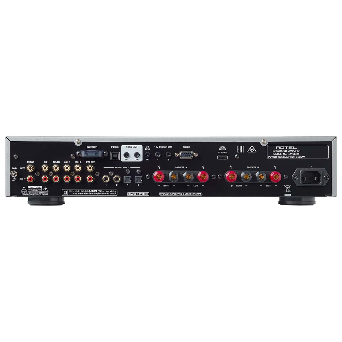 ROTEL:A12MKII-SLV 3