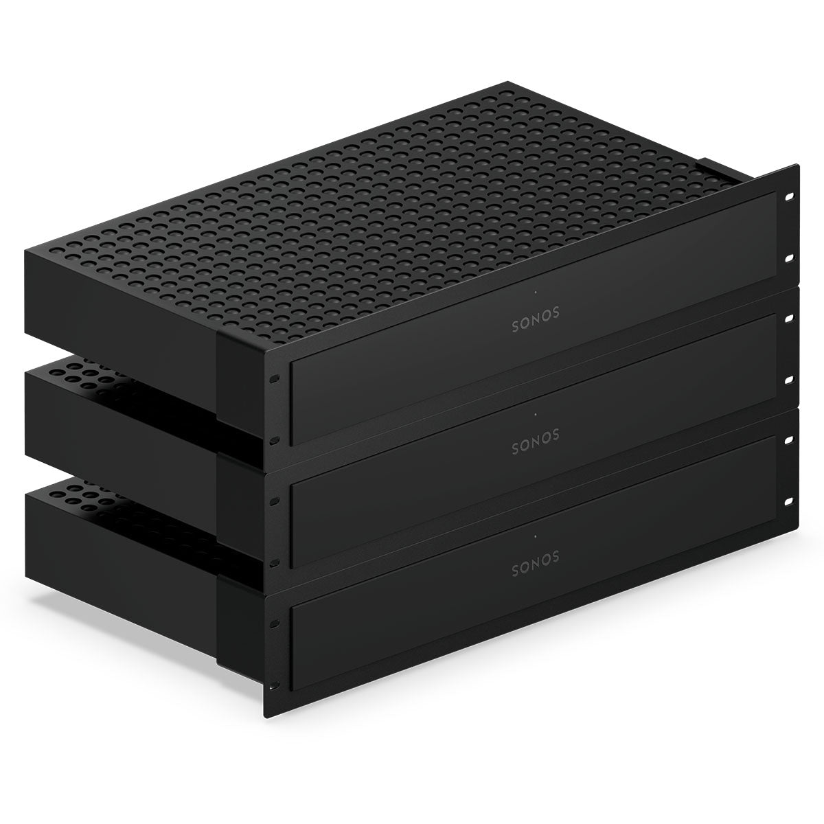 Sonos Amp Multi Multi-Zone Amplifier three units in rack mount
