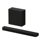 Sony BRAVIA Theater Bar 7 Soundbar front top and side view angled left to front with subwoofer behind