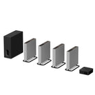 Sony BRAVIA Theater Sub 7 Wireless Subwoofer to left in row with surround speakers
