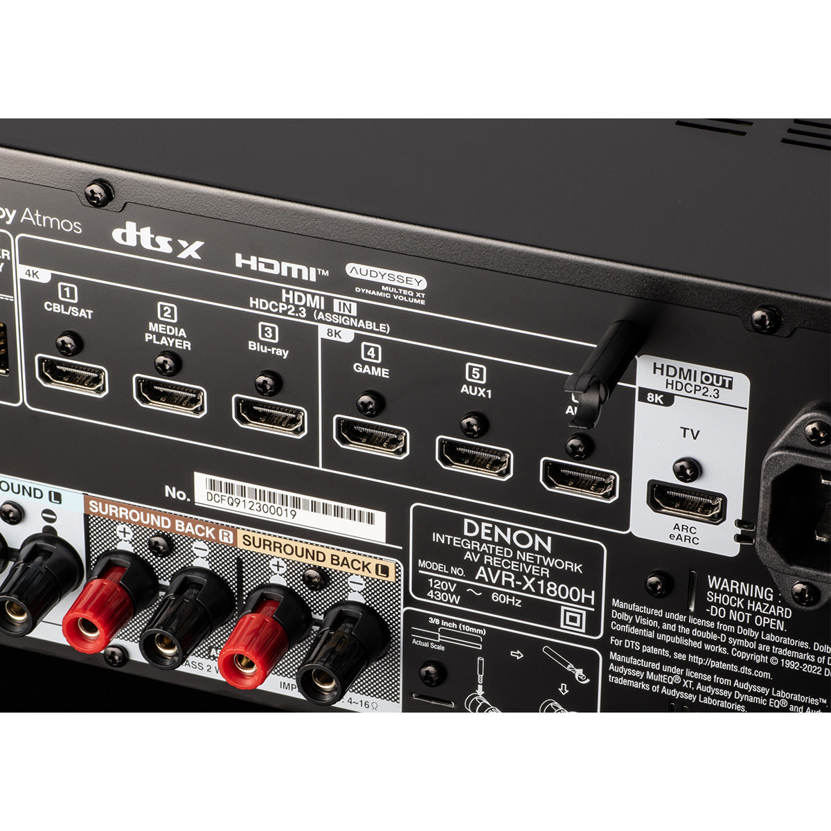 Denon Rear