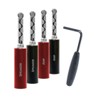 AudioQuest SureGrip® 100 Banana Speaker Connectors - Fits up to 9 AWG Speaker Cables - front view