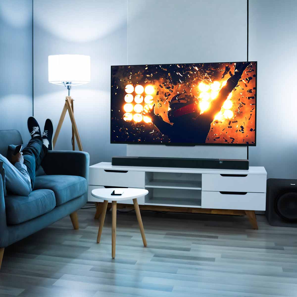 Klipsch Flexus CORE 200 Sound Bar and Flexus SURR 100 Surround Sound Speakers - Thumbnail 4
