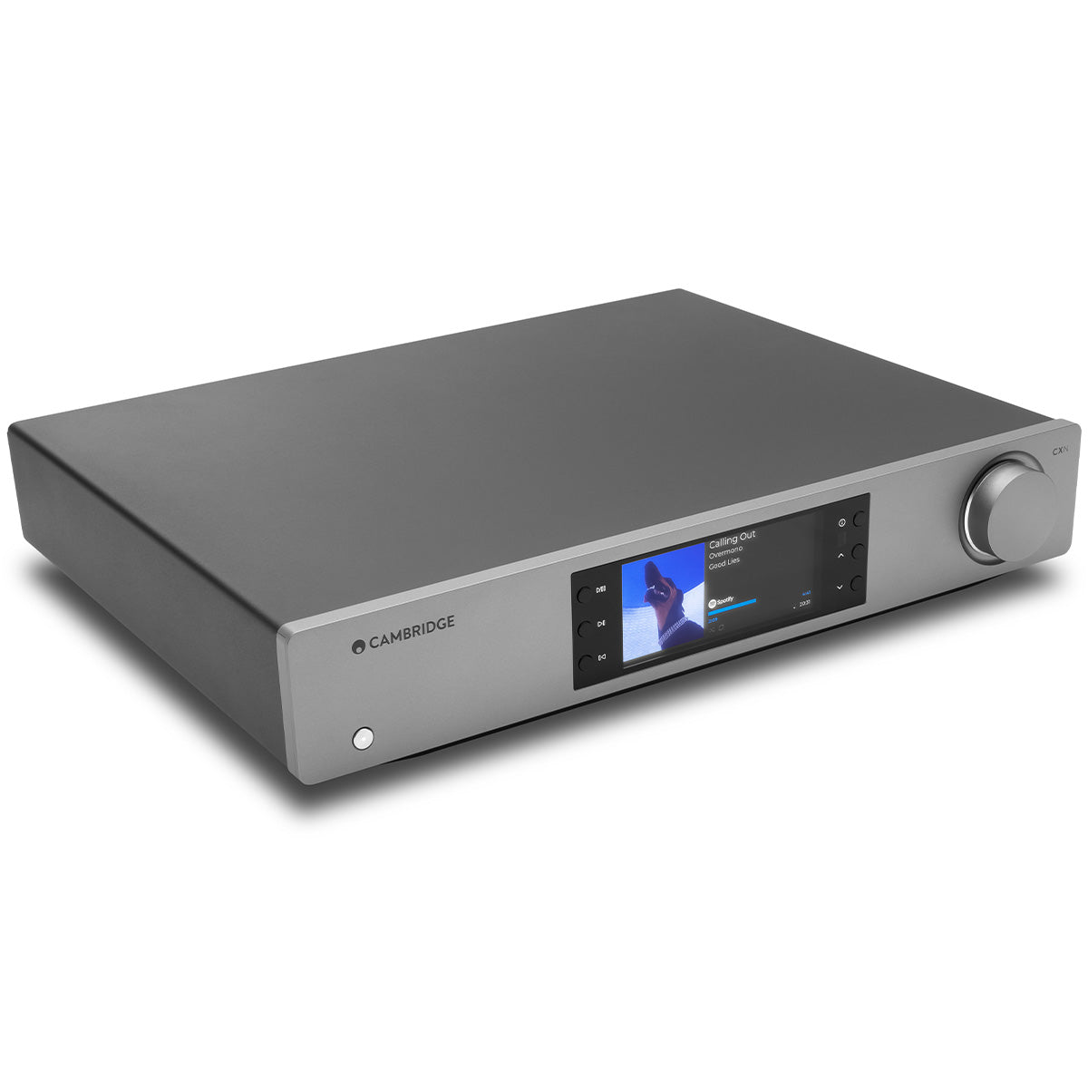 Cambridge CXN100 Network Player - Lunar Grey angled top left view