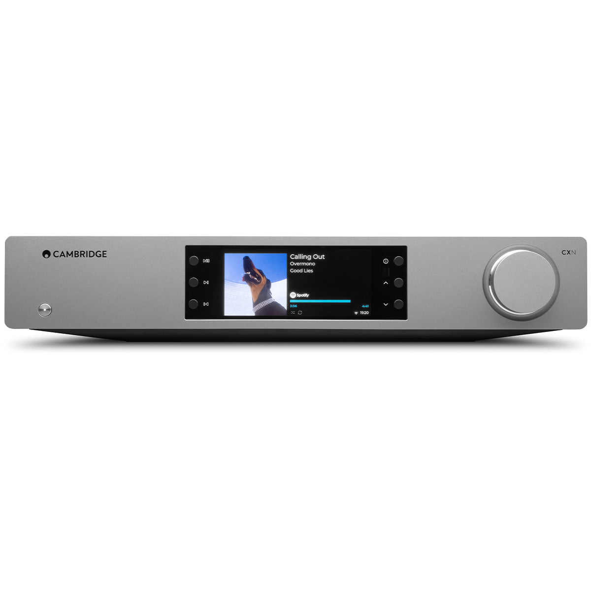Cambridge CXN100 Network Player - Lunar Grey front view