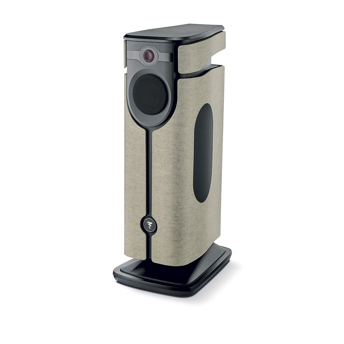 Focal Diva Mezza Utopia Wireless Active Loudspeakers single speaker front view angled left with grille