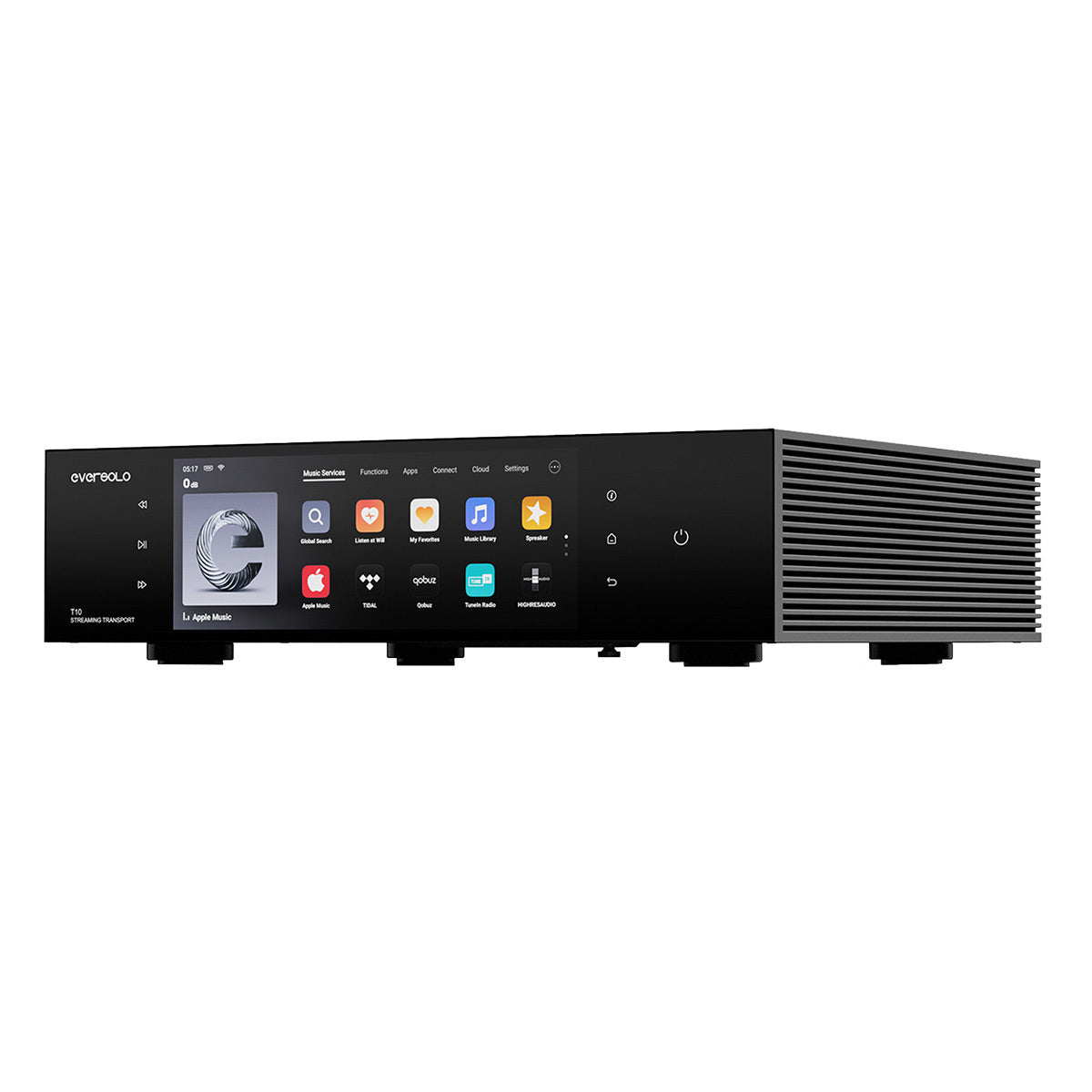 EverSolo T10 Streaming Transport - angled front view