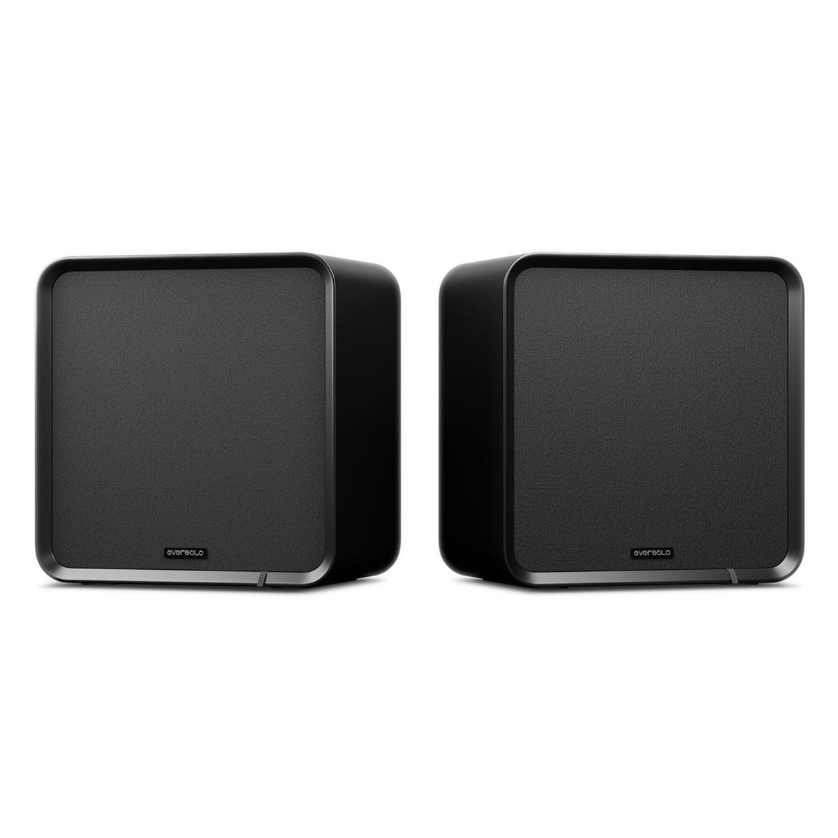EverSolo SE100 Passive HiFi Bookshelf Speakers - Pair - front view with grilles