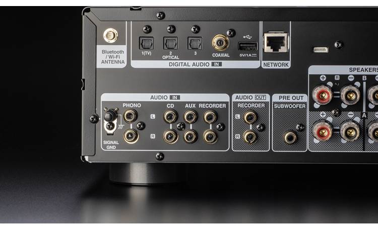 Denon PMA-900HNE Integrated Amplifier - rear panel left side detail
