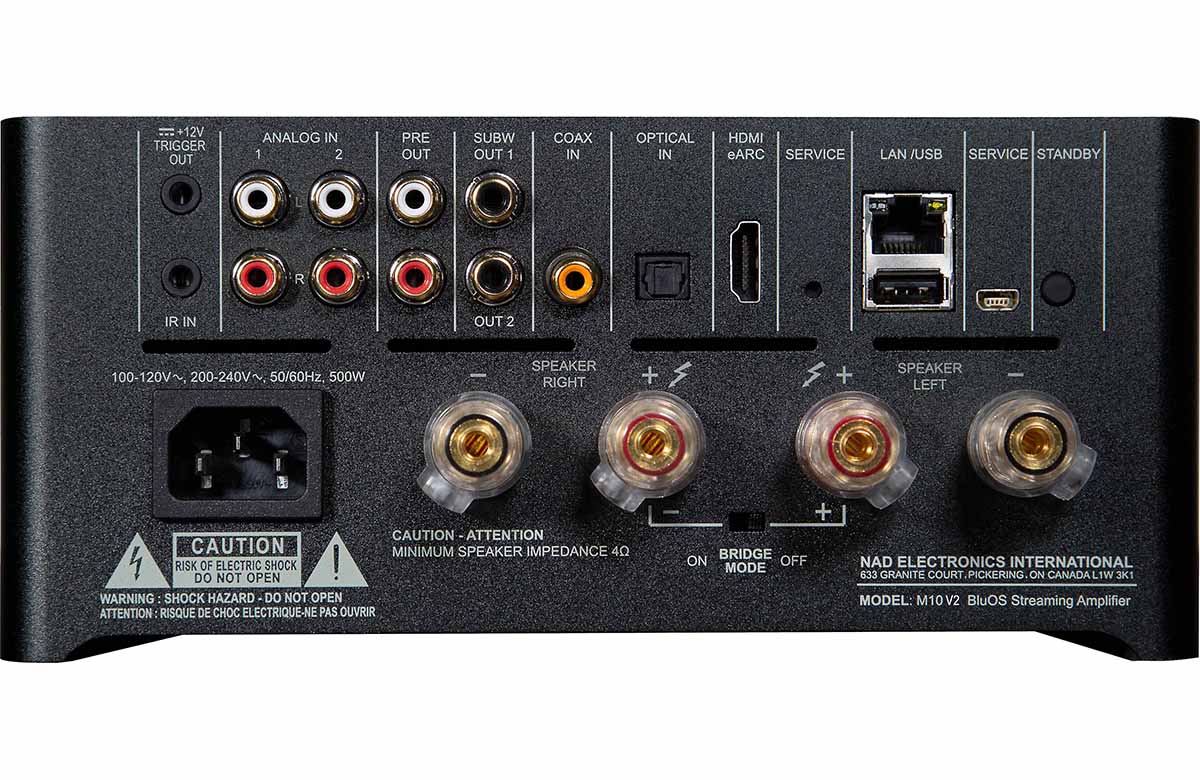 NAD M10 V2 View Rear