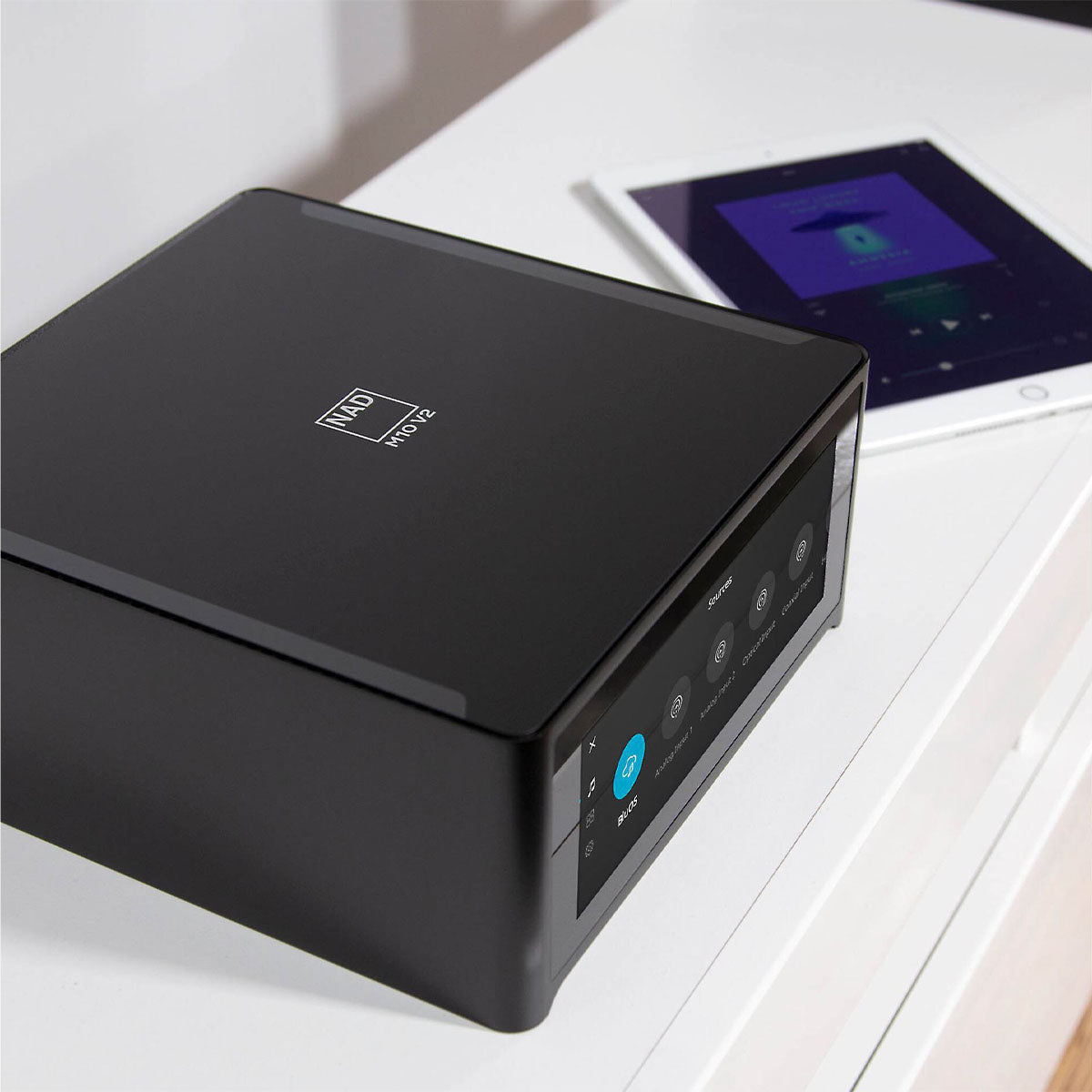 NAD M10 V2 View Top Angle Lifestyle