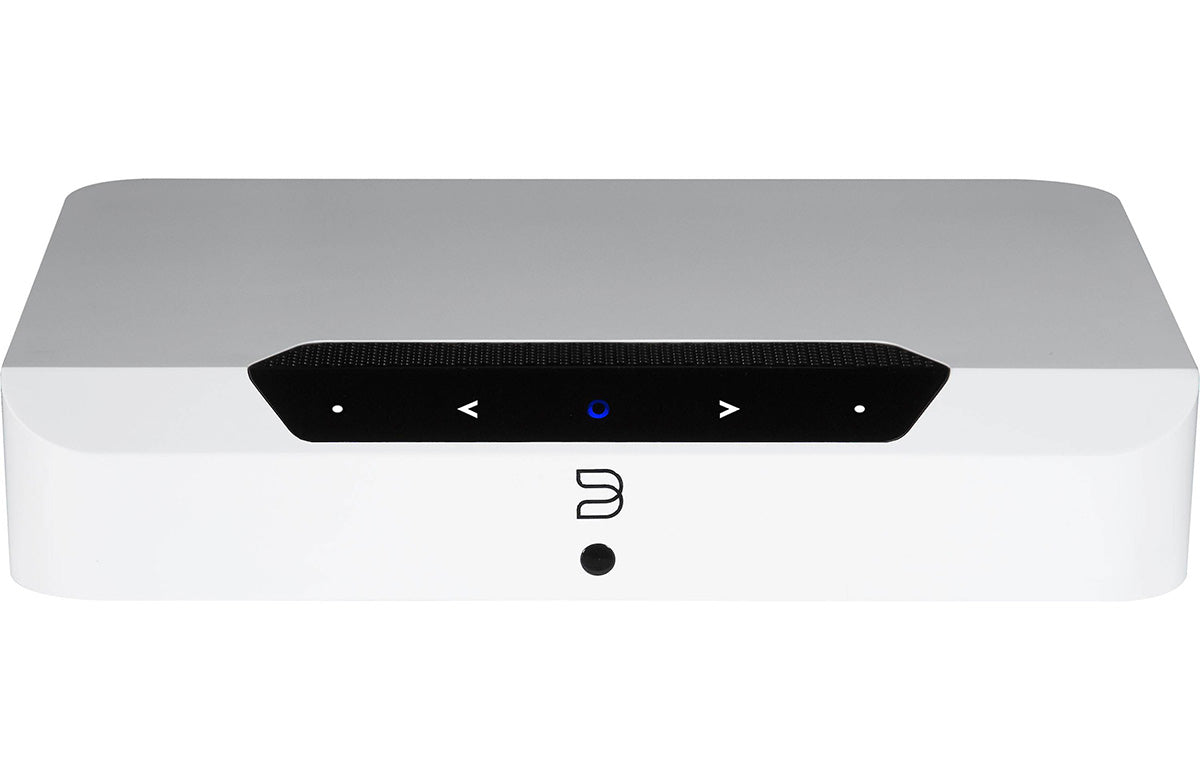 Bluesound Powernode Edge in White Front Top View