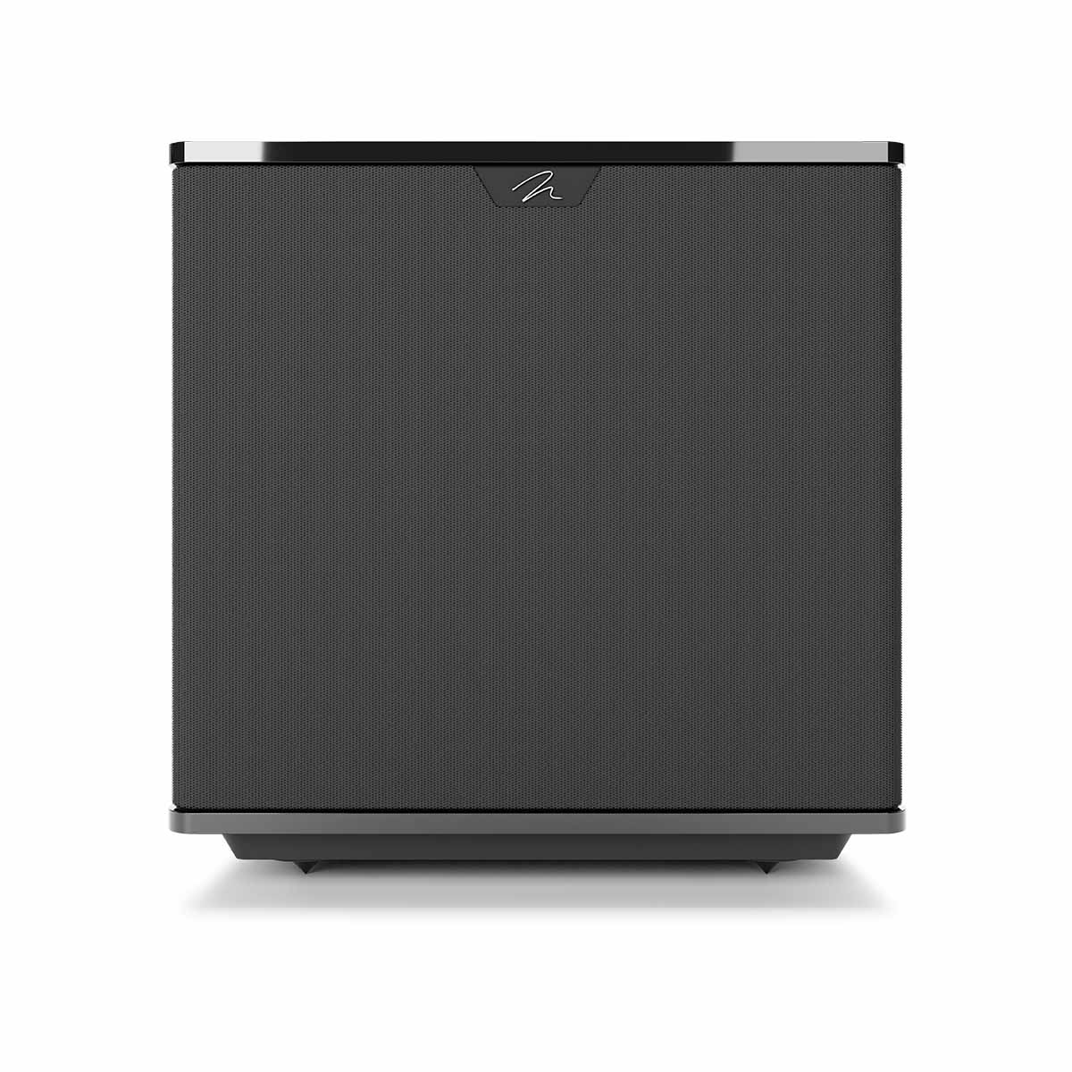MartinLogan Grotto 12 Subwoofer - Gloss Black - front view with grille