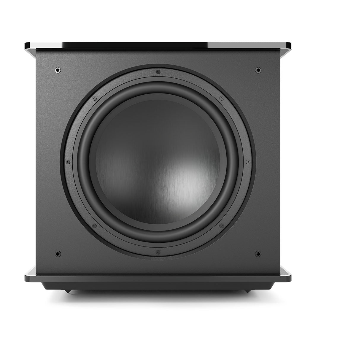 MartinLogan Grotto 15 Subwoofer - Gloss Black - front view without grille