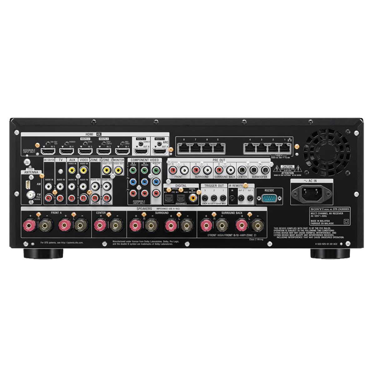 Sony STR-ZA3100ES 7.2 Channel 4K AV Receiver - Thumbnail 4