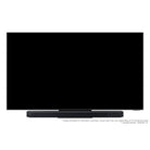 Samsung Q990C 11.1.4 ch. Wireless Dolby ATMOS Soundbar - front view with sample 75" QN900C television