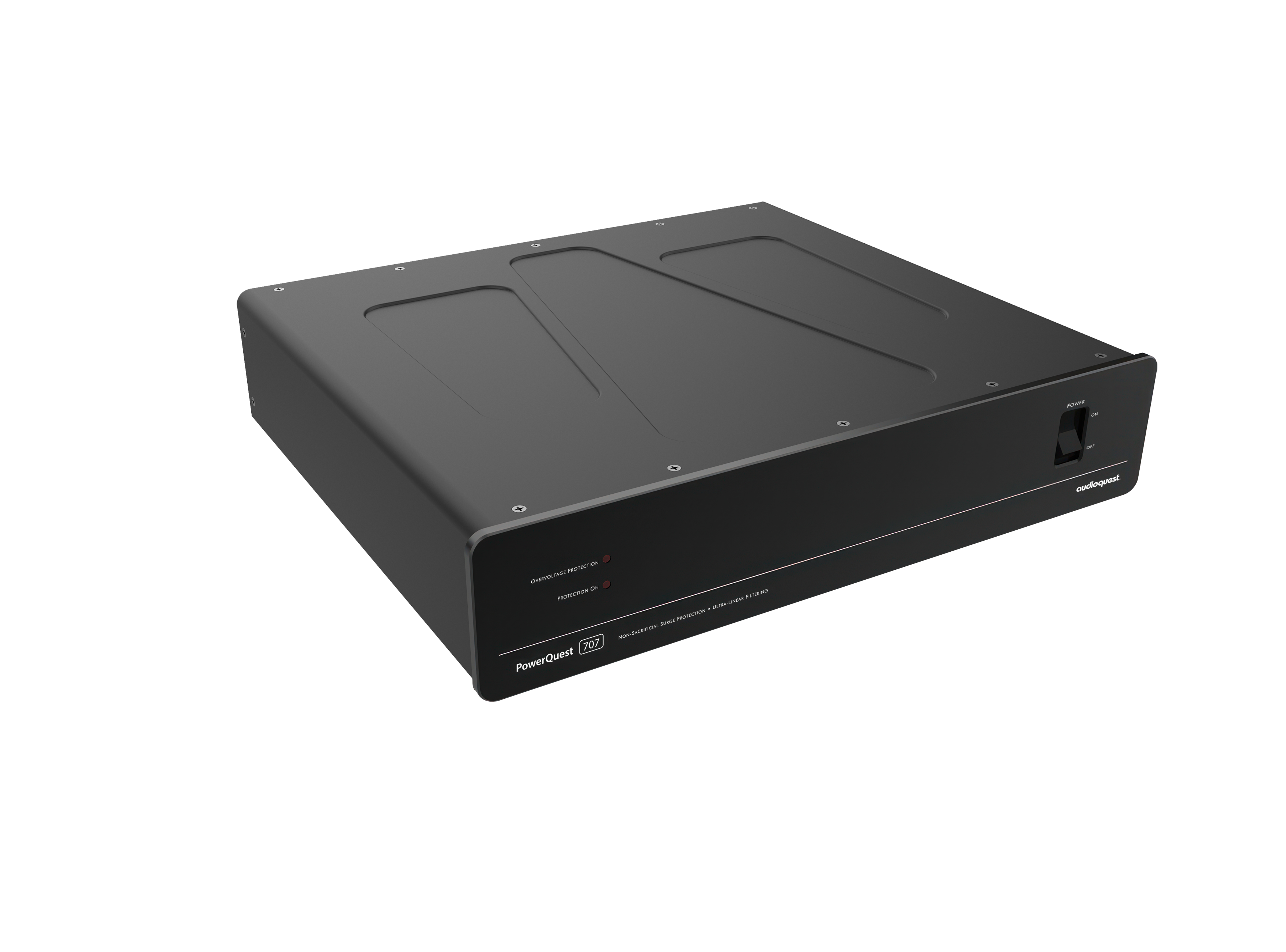AudioQuest PowerQuest 707 12-Outlet Power Conditioner & Non-Sacrificial Surge Protector - front view