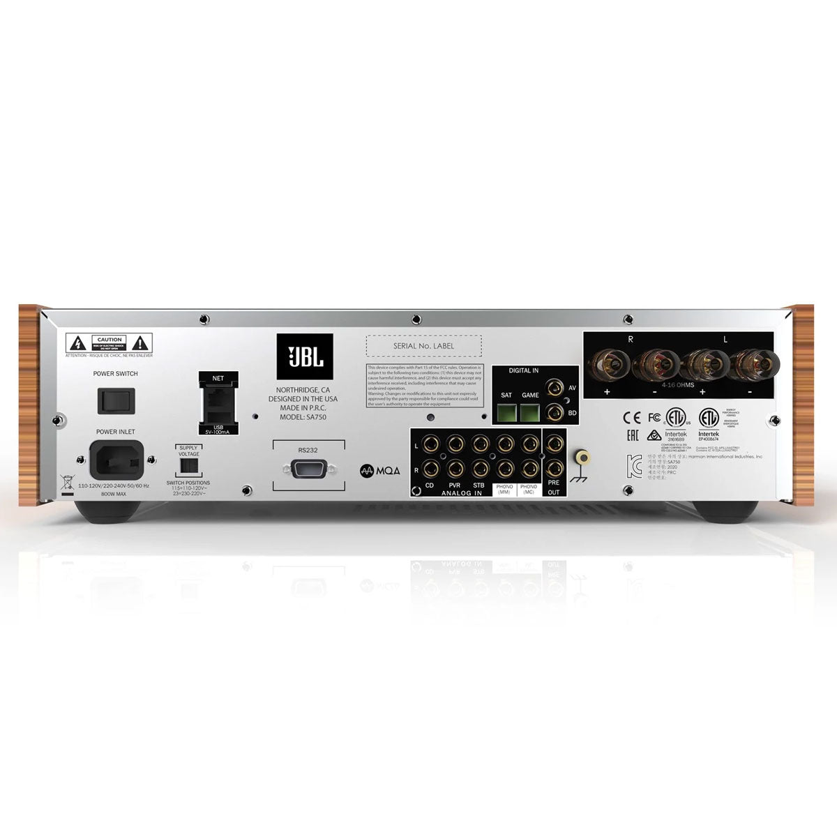 JBL SA750 Anniversary Edition Streaming Integrated Stereo Amplifier - Thumbnail 4