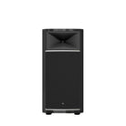 JBL Summit K2 3-Way Floorstanding Loudspeaker - single black speaker front view with grille