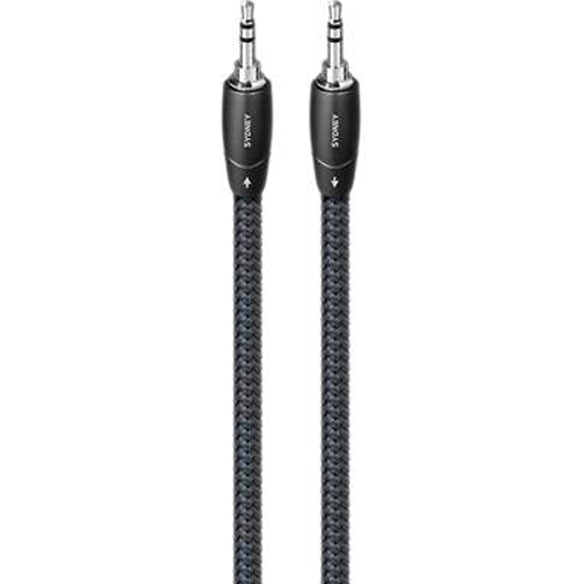 AudioQuest SYDNEY 3.5M-3.5M Analog Audio Interconnect Cable Terminations and cord view
