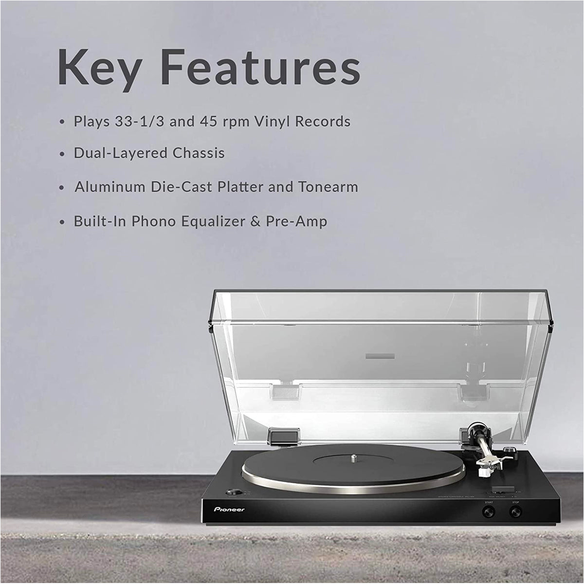 Pioneer PL-30-K Turntable - Thumbnail 5