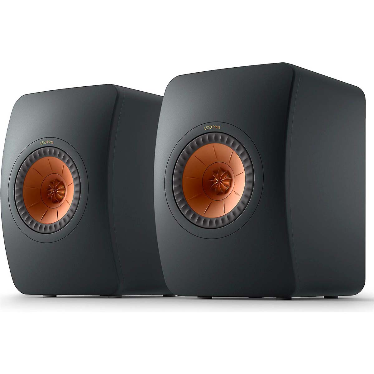 KEF OPEN BOX LS50 Meta Monitor Bookshelf Speakers - Pair - Black