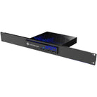 Kaleidescape Mini Terra Prime Movie Server - 8TB SSD angled front view with rack mount kit