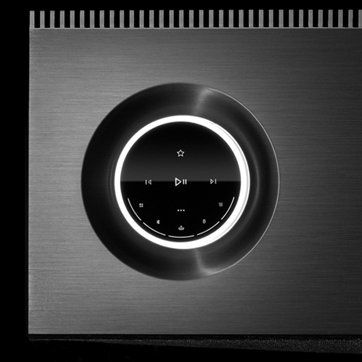Naim Mu-So V2 Reference All-in-One Wireless Music System - top angled view - controller