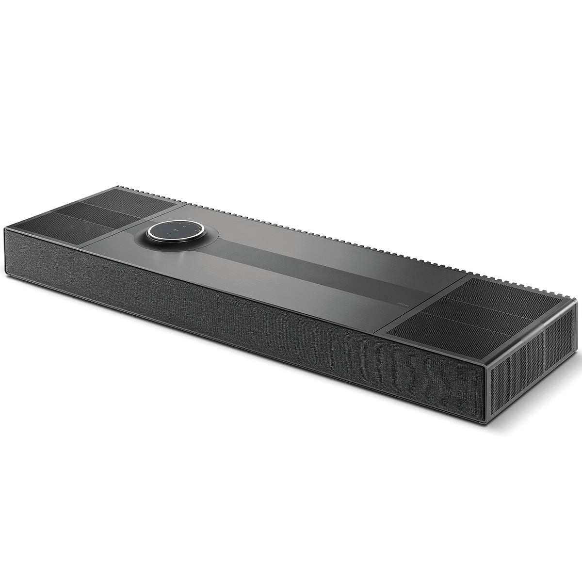 Focal Mu-So Hekla All-In-One Speaker System angled right front view with grille