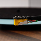 Rega Planar 3 50th Anniversary Edition Turntable - Walnut close-up of cartridge alternate view