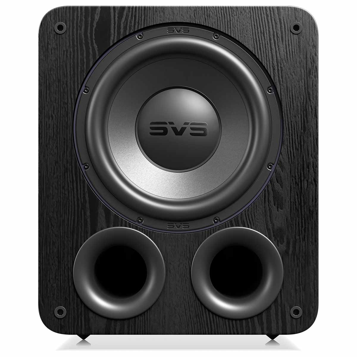 SVS PB-3000 R|Evolution 13" Subwoofer - Black Ash - front view without grille