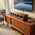 Paradigm Premier 620C V2 Center Channel Speaker - Each on media cabinet under wall mounted TV