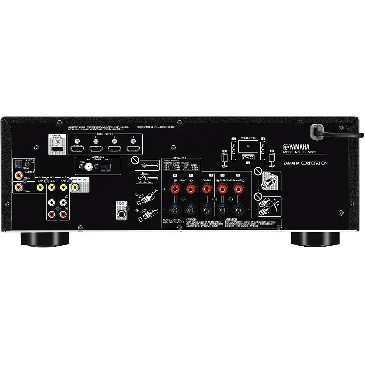 Yamaha RX-V385 5.1-Ch Network AV Receiver - Thumbnail 3