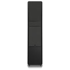 SVS Ultra Evolution Pinnacle Floorstanding Loudspeaker - single black oak with grille - front view