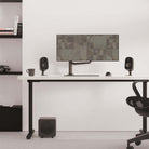 Kanto UKI Compact Desktop Speakers - Onyx pair - lifestyle image