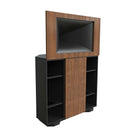 Klipsch Jubilee Floorstanding Speaker, American Walnut, front angle without grille