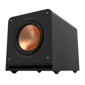Klipsch RP-1200SW 12" Powered Subwoofer - Ebony - angled front right view without grille