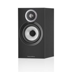 Bowers & Wilkins 607 S3 Bookshelf speaker at an angle without grille