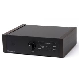 Pro-Ject Phono Box DS2 USB Phono Preamplifier - Black w/ Eucalyptus - Front