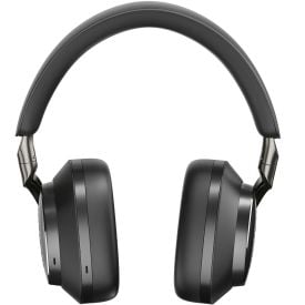 Close-up front view of the Px8 Premium Wireless Over-Ear Headphones in Black.
