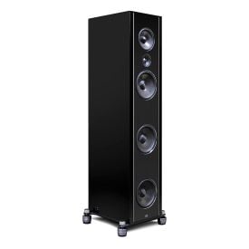 PSB Synchrony T800 Premium Tower Speaker - single black - angled front view