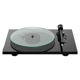 Pro-Ject T2 Hi-Fi Turntable - Gloss Black - angled front view