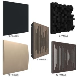Vicoustic Home Theater Acoustic Treatment Package for Large Rooms, Panel Breakdown