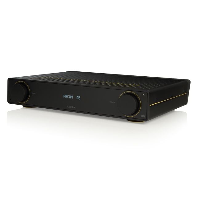 Arcam A5 Integrated Class G Amplifier angled front view