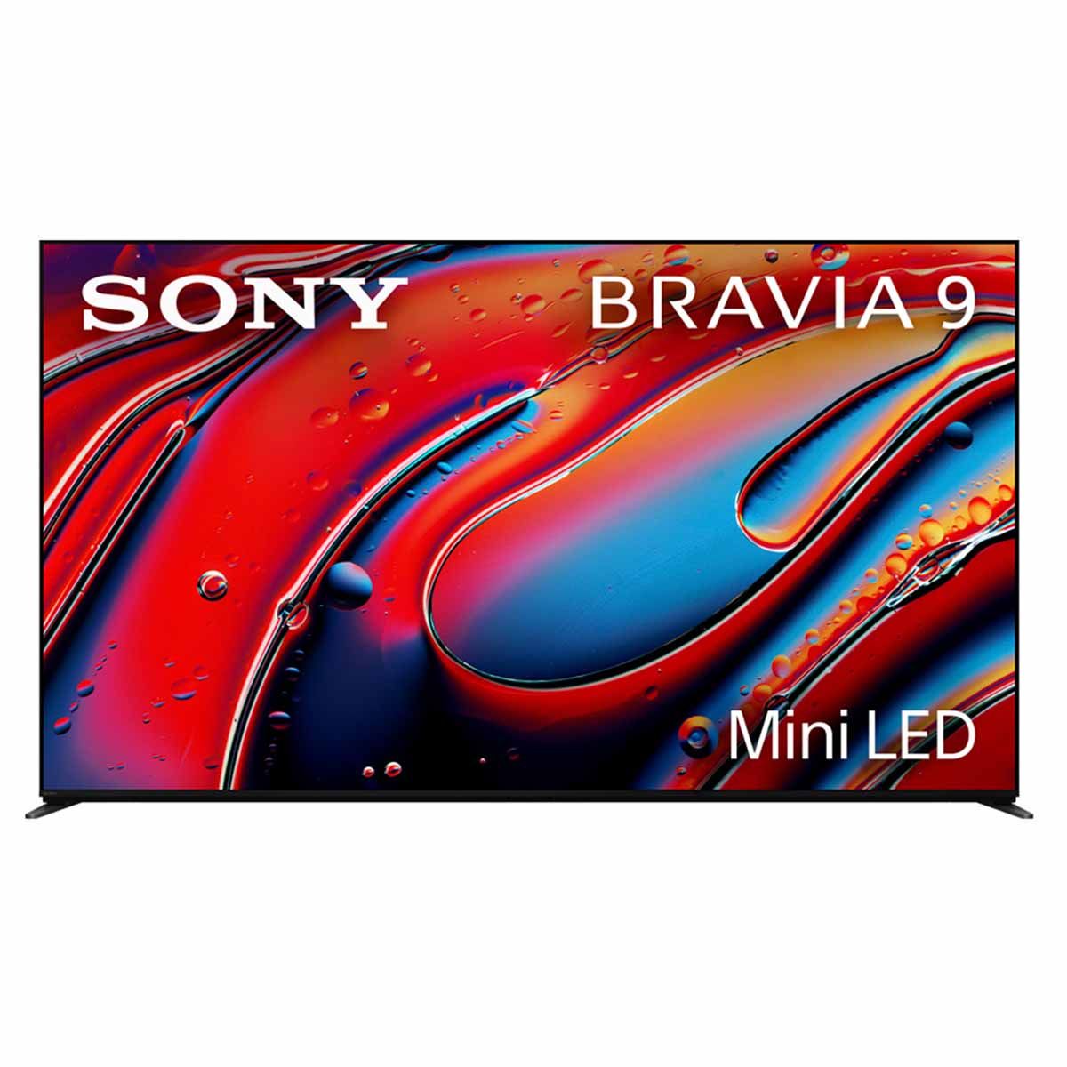 Sony BRAVIA 9 Mini LED QLED 4K HDR Google TV (2024) - front view with Sony text